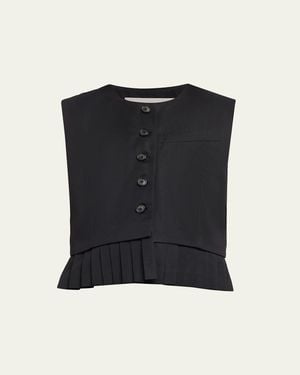 Sea Angelina Suiting Vest - Black