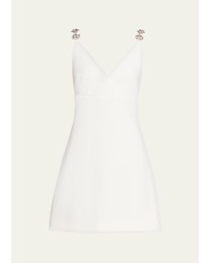 Cinq À Sept Mattison Embellished Mini Dress - Natural