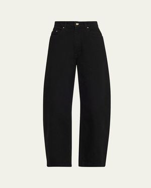 OSSOU Bends Mid-Rise Jeans - Black