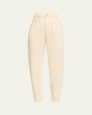 Isabel Marant Lisha Straight Mid-Rise Jeans - Natural