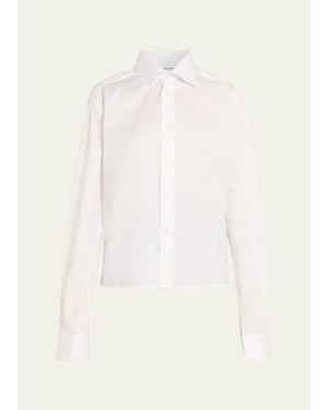 HODAKOVA Flip Cotton Button-Down Shirt - White