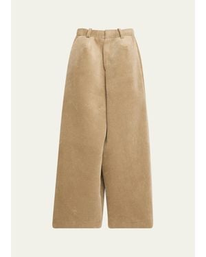 Marc Jacobs Corduroy Volume Pants - Natural