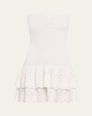 Ramy Brook Donnielle Strapless Mini Dress - Natural