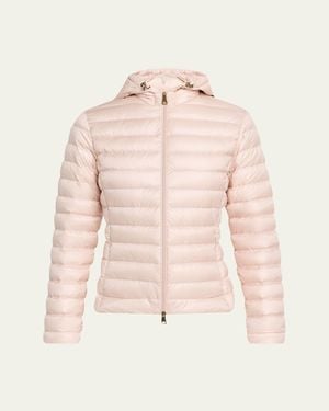 Moncler Igelhood Water-Repellent Hooded Down Jacket - Natural