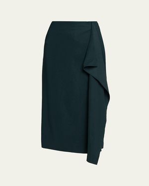 A.L.C. Seraphina Midi Skirt - Blue