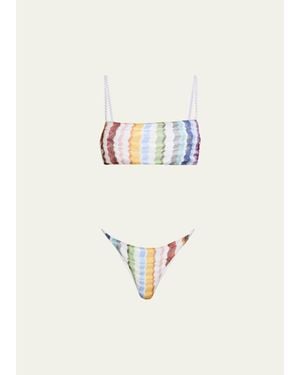 Missoni Zig Zag Two-Piece Swimsuit - White