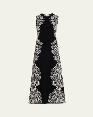 Ulla Johnson Liana Sleeveless Jacquard Maxi Dress - White