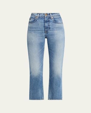Jamie Haller The Kenickie Kickflare Crop Jeans - Blue