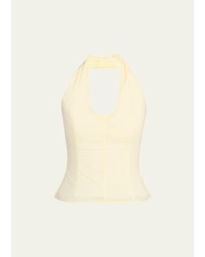 Anna Quan Kiki Halter Top - Natural