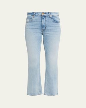 Jamie Haller The Rooney Mid-Rise Kickflare Ankle Jeans - Blue