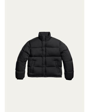 Canada Goose Sterling Quilted Down Short Nylon Puffer Jacket - Black