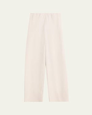Vince Colette High-Rise Crepe Pants - Natural