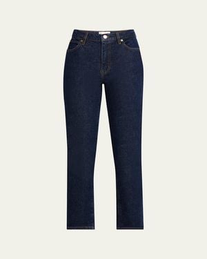 FRAME The Borrowed Ankle Jeans - Blue