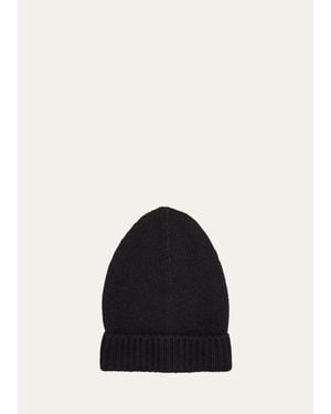 The Row Pavir Cashmere Beanie Hat - Black