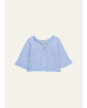G.H.Hurt & Son Kid's Cashmere Baby Cardigan - Blue