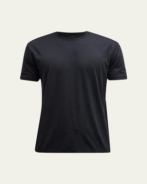 Tom Ford Lyocell-Cotton Crewneck T-Shirt - Black