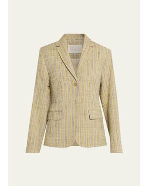 Ulla Johnson Matteo Stripe Jacket - Natural