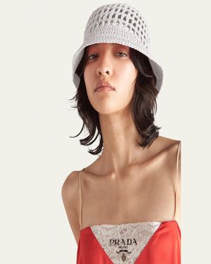 【送料&関税込】Prada Printed Calf Hair Bucket Hat Prada Animal Print Calf Hair Bucket Hat FW25 – LOZURI®