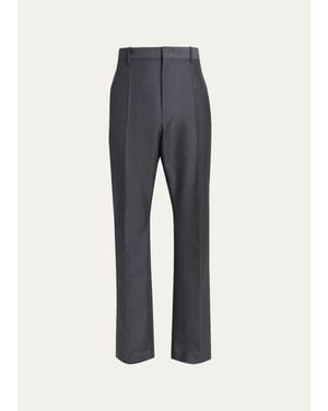 Jil Sander Wool & Mohair Pants - Gray
