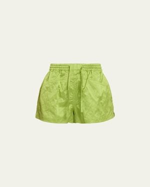 A.L.C. Camden Drawstring Shorts - Green