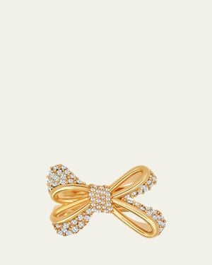 Oscar de la Renta Pave Bow Ring - Natural