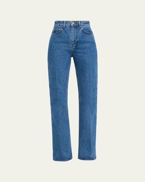 OSSOU Spur High-Rise Straight Jeans - Blue