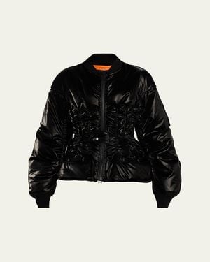 Junya Watanabe Cinched Ruched Jacket - Black