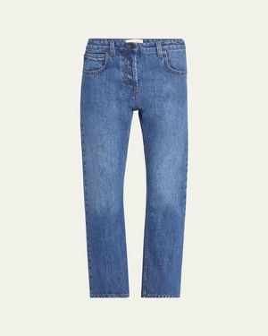 The Row Riaco Slim-Leg Ankle Jeans - Blue