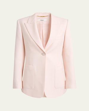 スーツ CHLOE Women Suit Jackets CH25UVE12012 6H9 PINK Chloé Blazer | Supreme Love | Fall Winter 2023 | Harithand