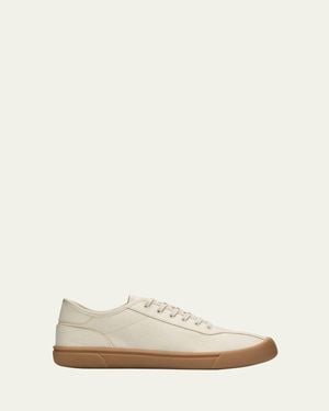 The Row Canvas Low-Top Sneakers - Natural