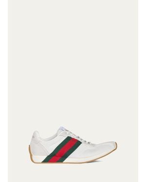 Gucci Tempo Low-Top Sneakers - White