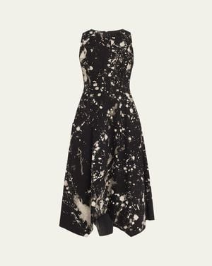 Jason Wu Painters Twill Handkerchief Midi Dress - White