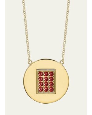 Tracee Nichols 14K Birthstone Token Necklace - White