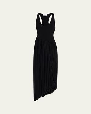 Ronny Kobo Meyer Racerback Knit High-Low Maxi Dress - Black