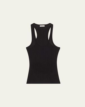 A.L.C. Iris Racerback Tank Top - Black