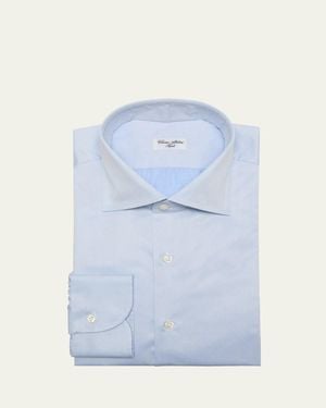 Cesare Attolini Cotton Dress Shirt - Blue