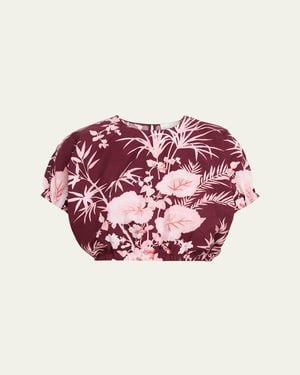 Cara Cara Bari Printed Top - Pink