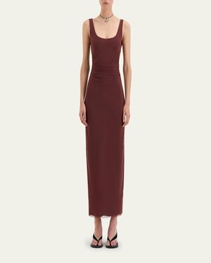 knee length dresses for ladies Sir. White Tamara Tie Midi Dress