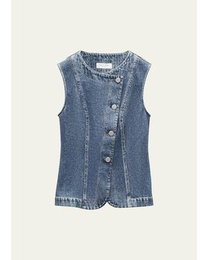 Rag & Bone Miramar Olivia Vest - Blue