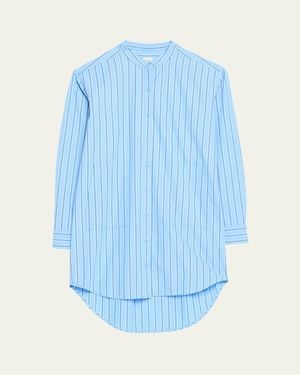 Kule The Anika Striped Shirtdress - Blue