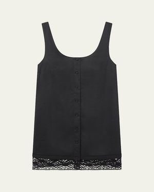 FRAME The Heirloom Mini Dress - Black