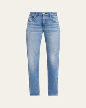 Moussy Slim Straight Jeans - Blue