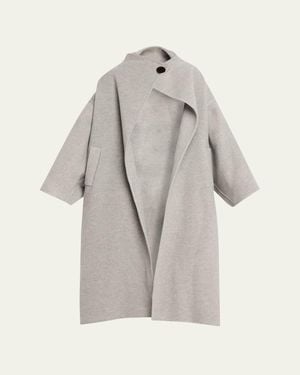 DARKPARK North Oversized Cashmere-Wool Coat - White