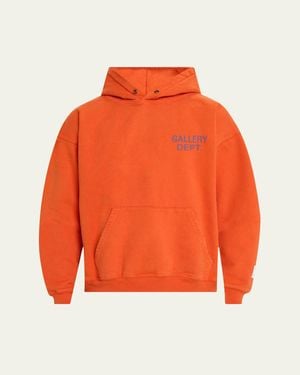 Gallery Department Terry 90S Logo Hoodie - Orange