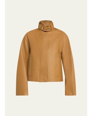 A.L.C. Hudson Leather Jacket - Natural