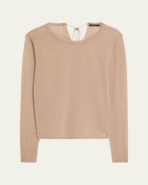 Kobi Halperin Jaylyn Lightweight Crewneck Sweater - Natural