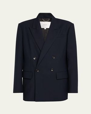 A.L.C. Calla Oversized Tailored Jacket - Blue