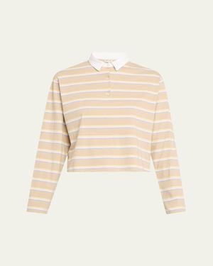 Kule The Lexie Striped Polo - Natural