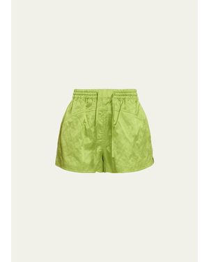 A.L.C. Camden Drawstring Shorts - Green