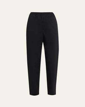 Eskandar Cotton Tapered Regular Pants - Blue
